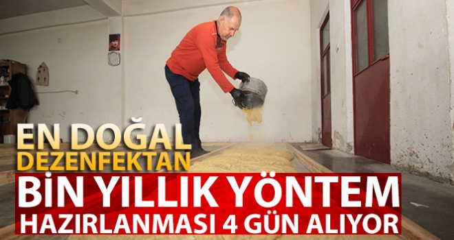 Bin yıllık yöntemle yapılan en doğal dezenfektan 'Sabun'