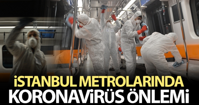 Metro vagonları virüse karşı nano teknoloji ile temizleniyor