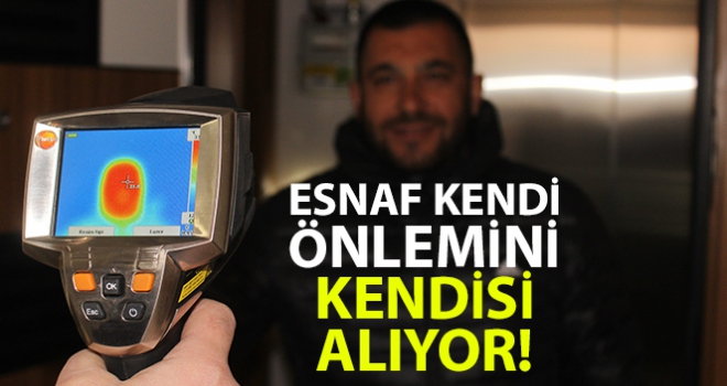 Esnaf kendi önlemini kendisi alıyor