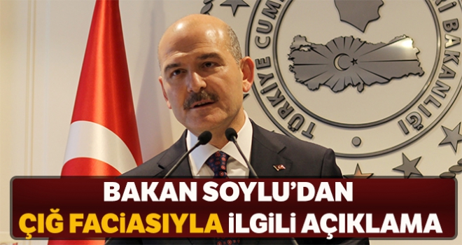 Bakan Soylu: '2 kişi olduğunu değerlendiriyoruz'