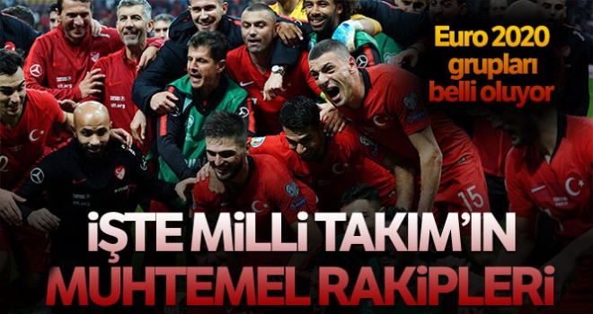 A Milli Futbol Takımımızın Euro 2020 rakipleri belli oluyor!