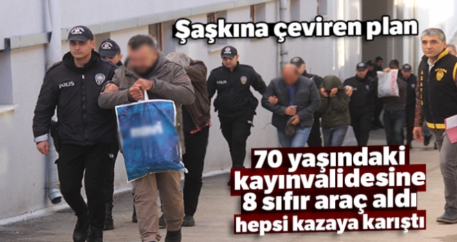 70 yaşındaki kayınvalidesine 8 sıfır araç aldı, hepsi kazaya karıştı