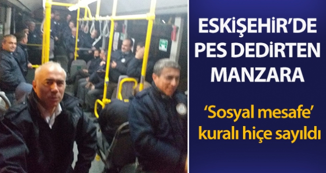 Eskişehir'de pes dedirten manzara