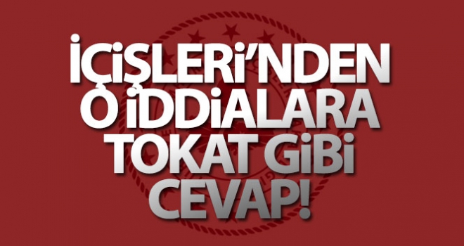 İçişleri Bakanlığı sözcüsü Çataklı, işkence iddialarına cevap verdi