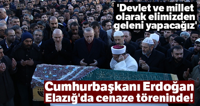 Cumhurbaşkanı Erdoğan deprem bölgesinde