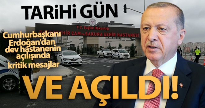 Başakşehir Çam ve Sakura Şehir Hastanesi açıldı!