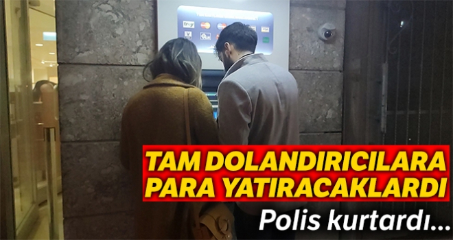 Polis sayesinde dolandırılmaktan kurtuldular