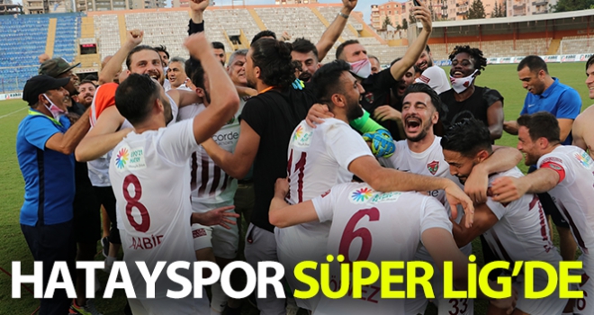 TFF 1.Lig'de Hatayspor şampiyon