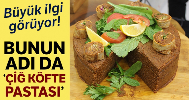 Bu da çiğ köfte pastası