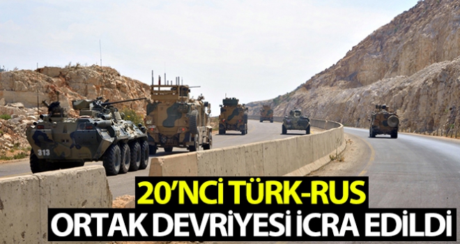 Türk-Rus 20'inci ortak devriyesi icra edildi