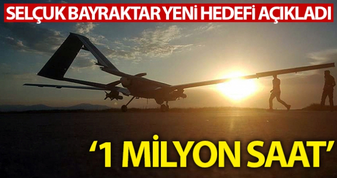 Selçuk Bayraktar yeni hedefi açıkladı: 1 milyon saat