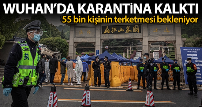 Wuhan'da karantina kalktı