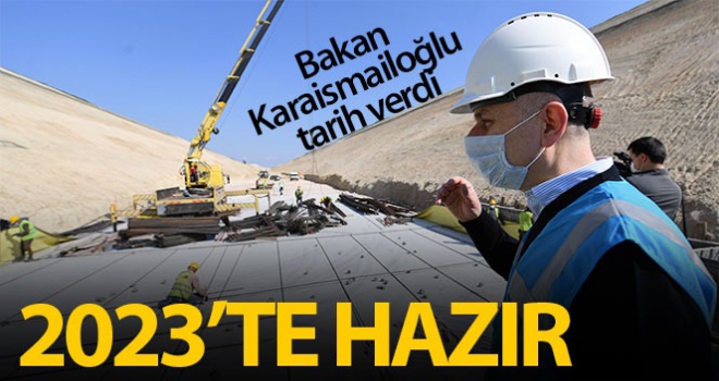 Bakan Karaismailoğlu: 'Halkalı-Kapıkule demiryolu hattı 2023'te hazır'