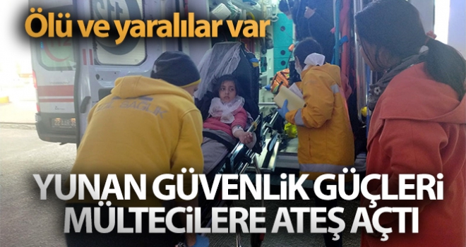 Yunan güvenlik güçleri mültecilere ateş açtı: 1 ölü, 5 yaralı