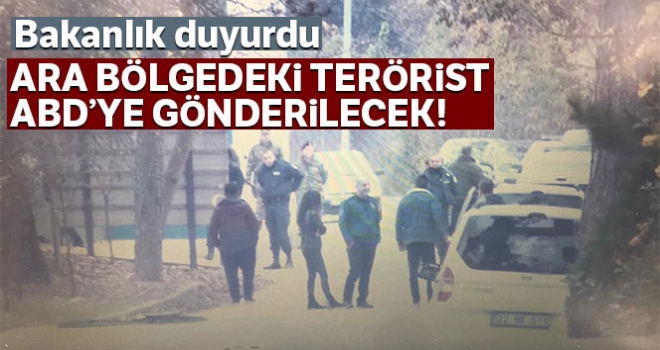 Ara bölgede kalan DEAŞ'lı terörist ABD'ye gönderilecek