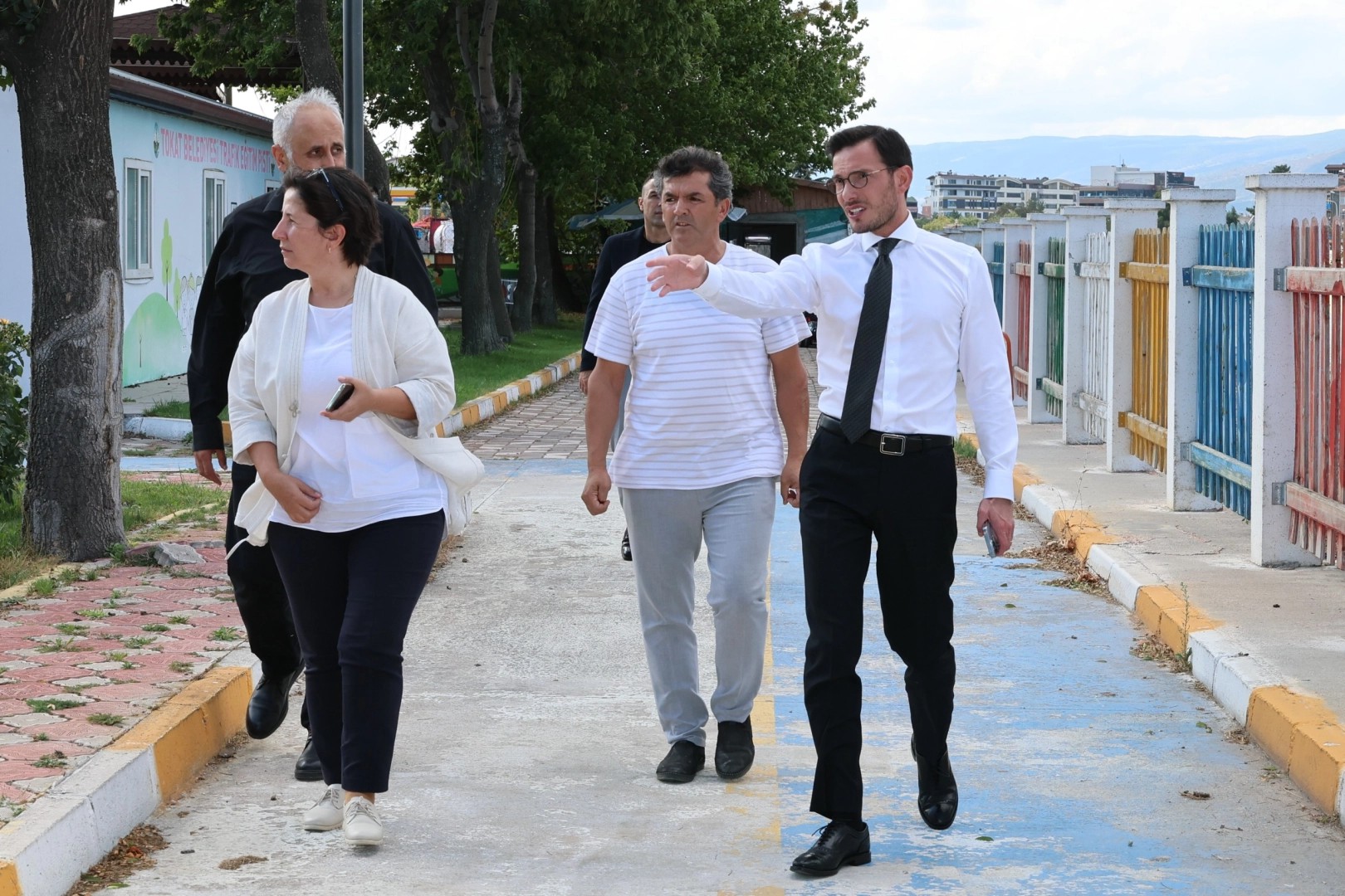 Tokat'ta Çocuk Trafik Eğitim Parkı yenileniyor