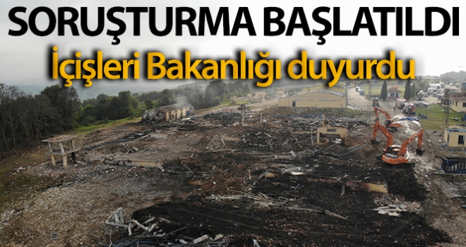 Sakarya'da Havai Fişek Fabrikası'nda meydana gelen patlamasıyla ilgili soruşturma başlatıldı