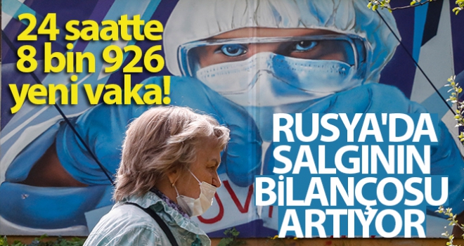 Rusya'da vaka sayısı 290 bini geçti