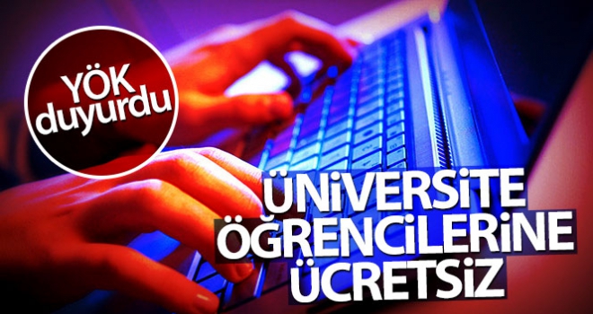 Üniversite öğrencilerine ücretsiz 6 GB'lık 'Uzaktan eğitime destek' kotası