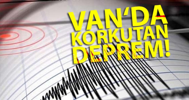 Van'ın Tuşba ilçesinde 4,7 büyüklüğünde deprem meydana geldi