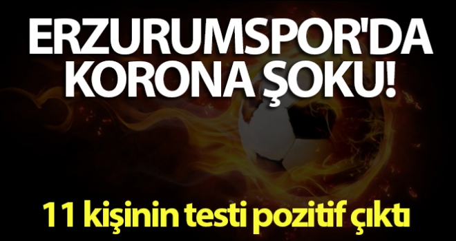 BB Erzurumspor'da 11 kişinin korona virüs testi pozitif çıktı