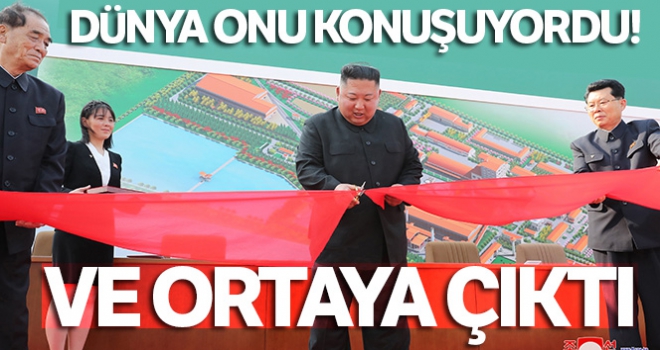 Öldü denilen Kuzey Kore lideri Kim ortaya çıktı