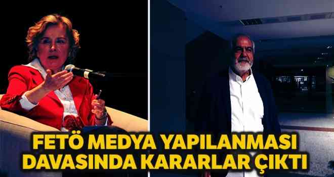 FETÖ'nün medya yapılanmasına ilişkin davada Nazlı Ilıcak ve Ahmet Altan hakkında tahliye kararı