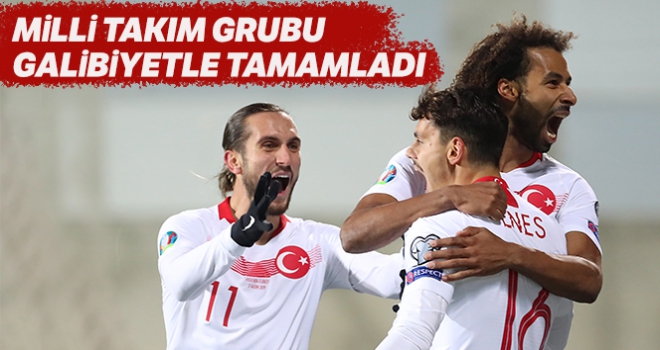 Milli Takım gurubu galibiyetle tamamladı