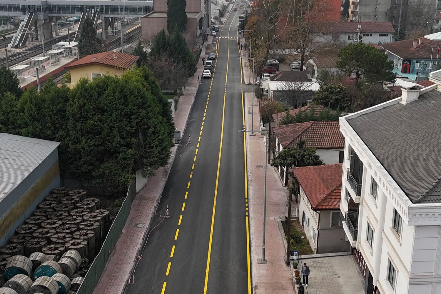 Sakarya'da Arifiye Zübeyde Hanım Caddesi yenilendi