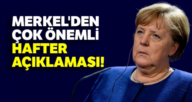 Almanya Başbakanı Merkel: 'Hafter'in ateşkese istekli olması iyi bir mesaj'