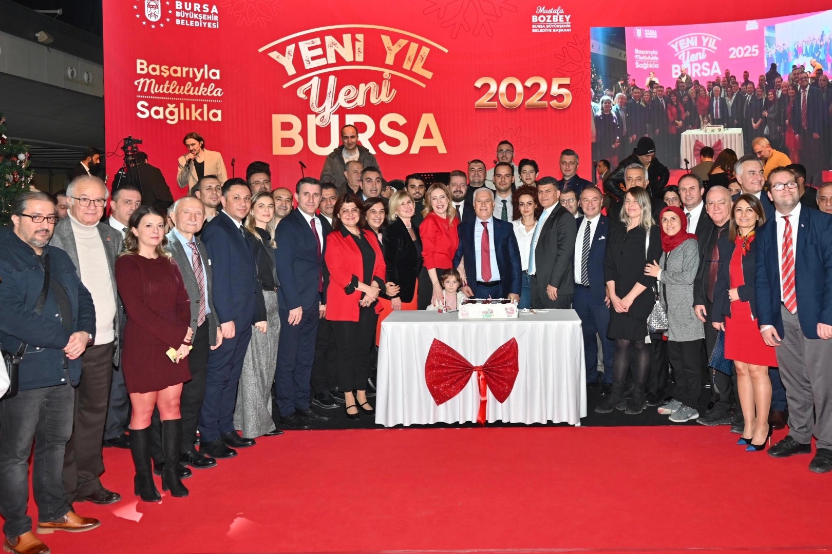 Bursa Büyükşehir ailesi yeni yılı birlikte kutladı