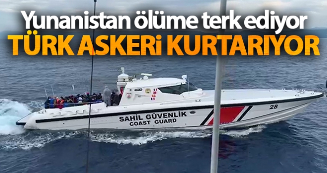 Yunanistan ölüme terk ediyor, Türk askeri kurtarıyor