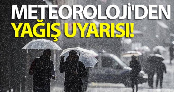 Meteoroloji'den yağış uyarısı! 25 Nisan yurtta hava raporu