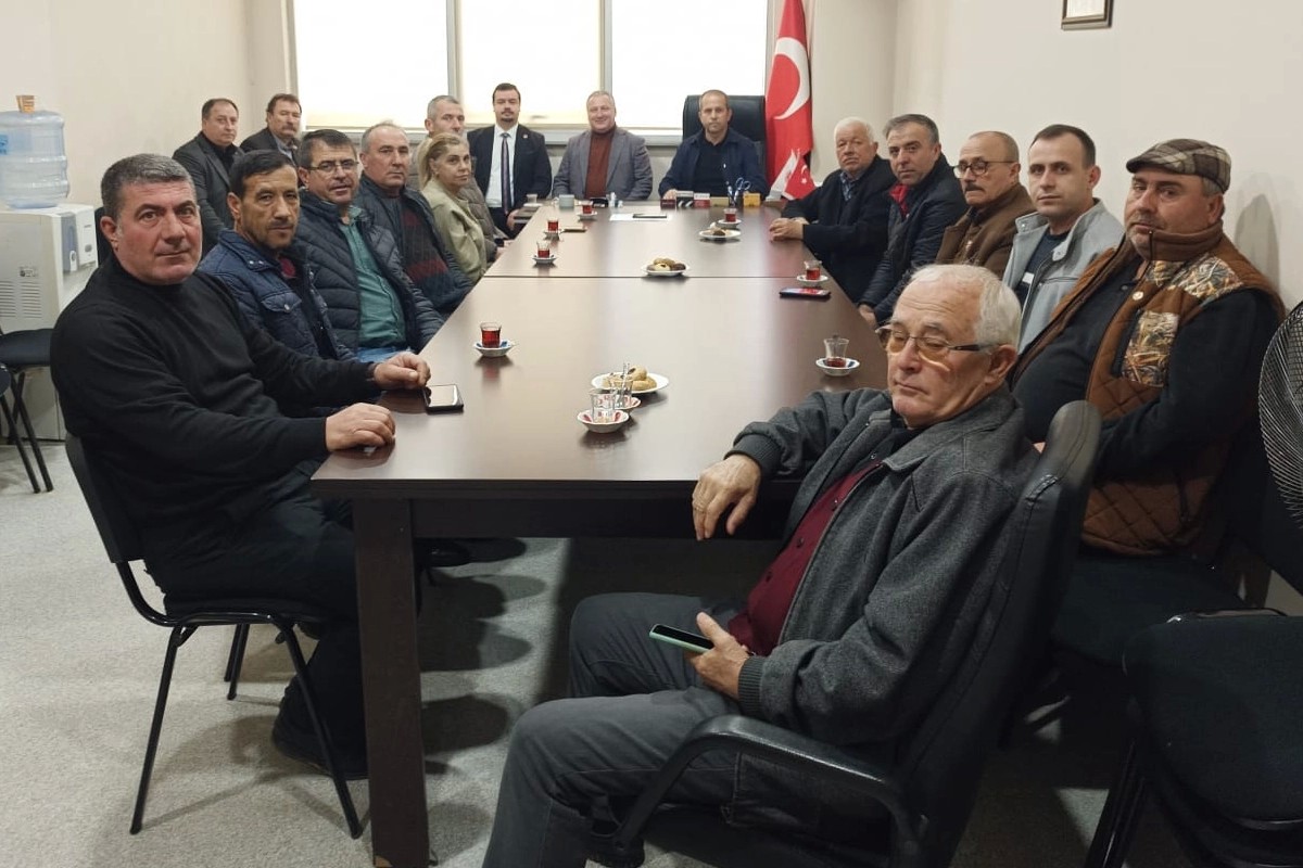 CHP’nin Keşanlı İl Genel Meclis üyelerinden Muhtarlar Derneği’ne ziyaret