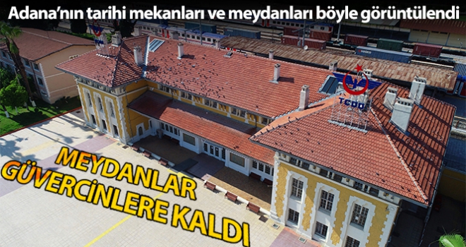 Adana'nın meydanları güvercinlere kaldı