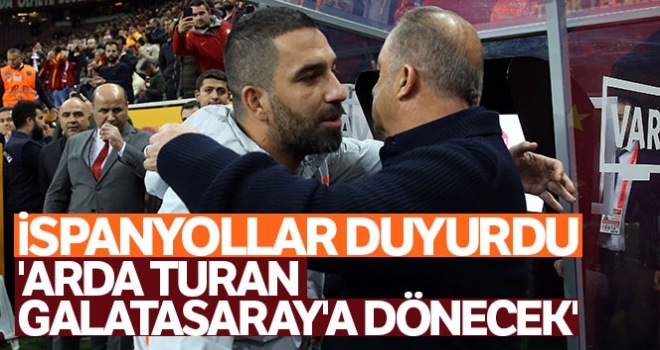 İspanyollar duyurdu: 'Arda Turan, Galatasaray'a dönecek'