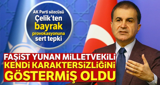 AK Parti Sözcüsü Ömer Çelik: 'Faşist Yunan milletvekili sadece kendi karaktersizliğini göstermiş oldu'