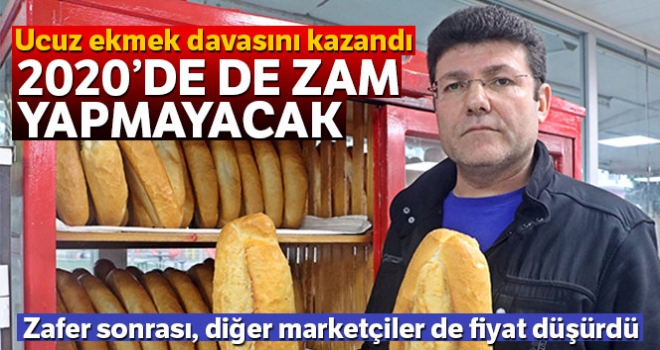 Ucuz ekmek davasını kazandı, 2020'de de zam yapmama kararı aldı