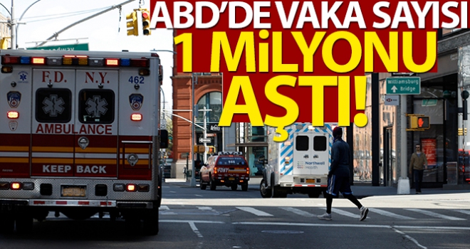 ABD'de korona virüs vakaları 1 milyonu aştı