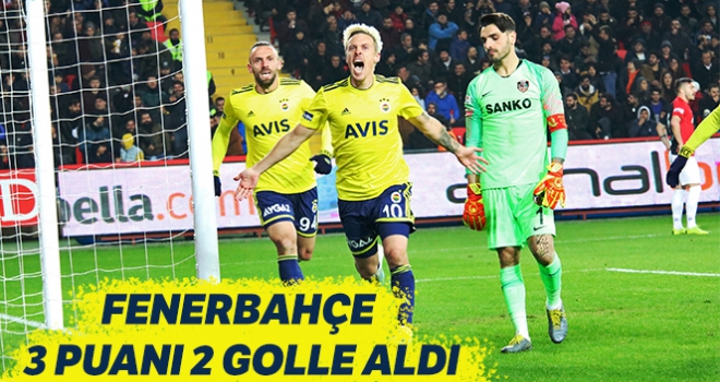 Fenerbahçe 3 puanı 2 golle aldı