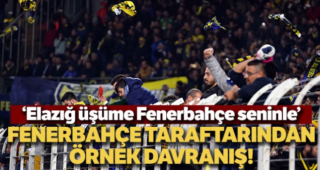 Fenerbahçe taraftarından Elazığ'a destek