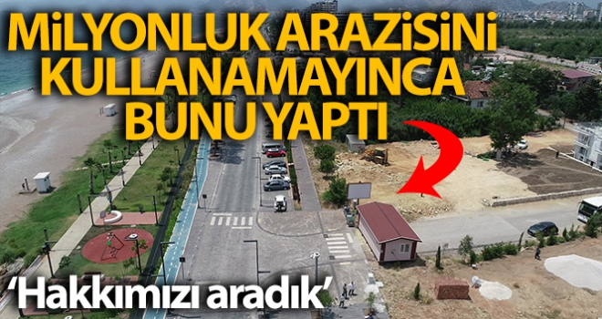 Kullanamayınca yolu kapattı