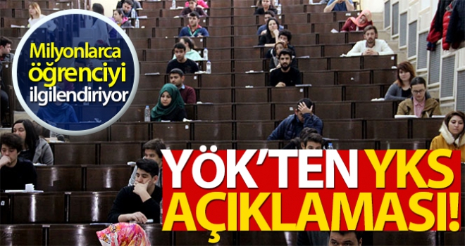 YÖK'ten YKS tarihi hakkında açıklama!