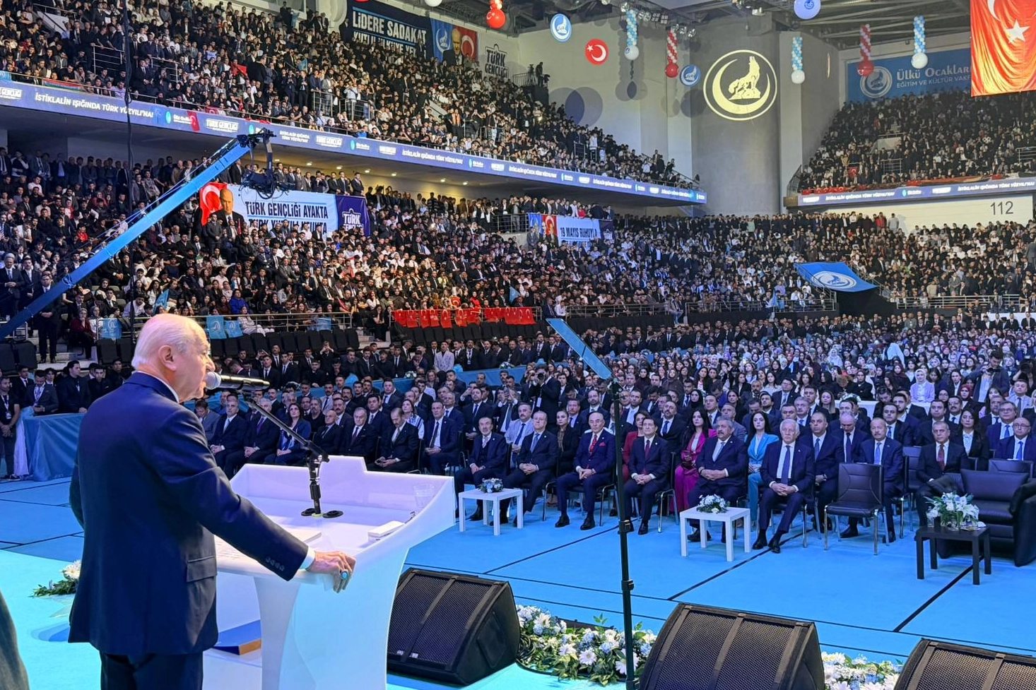 Bahçeli Büyük Kurultay'da konuştu: Türk gençliği Türkiye Yüzyılı’nın teminatıdır