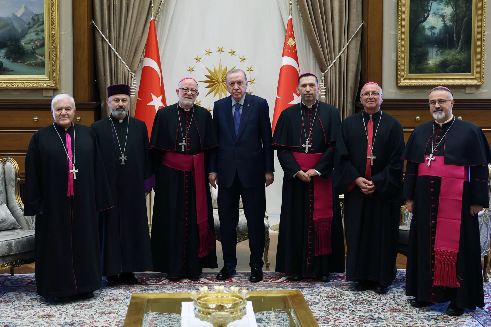 Cumhurbaşkanı Erdoğan, Külliye'de ağırladı