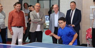 Başkanlar Selçuklu'nun Sporcu Merkezi'ni ziyaret etti