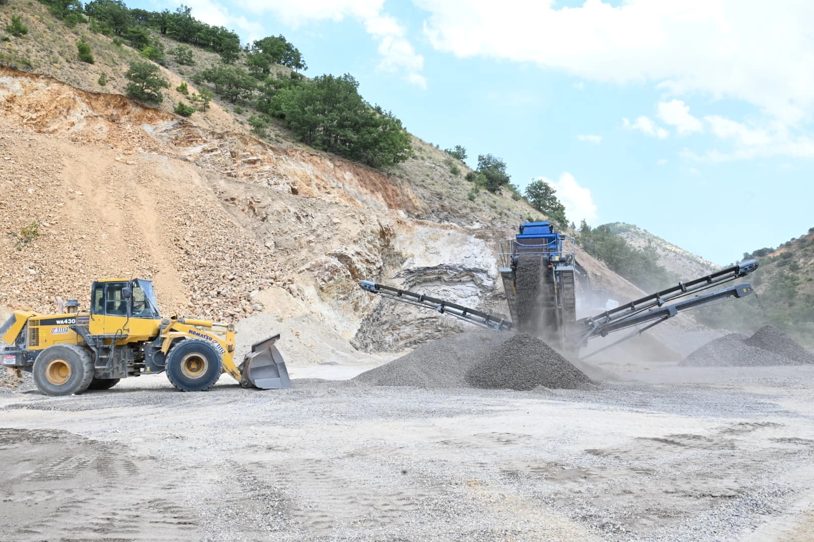 Malatya'da mobil konkasörler devrede