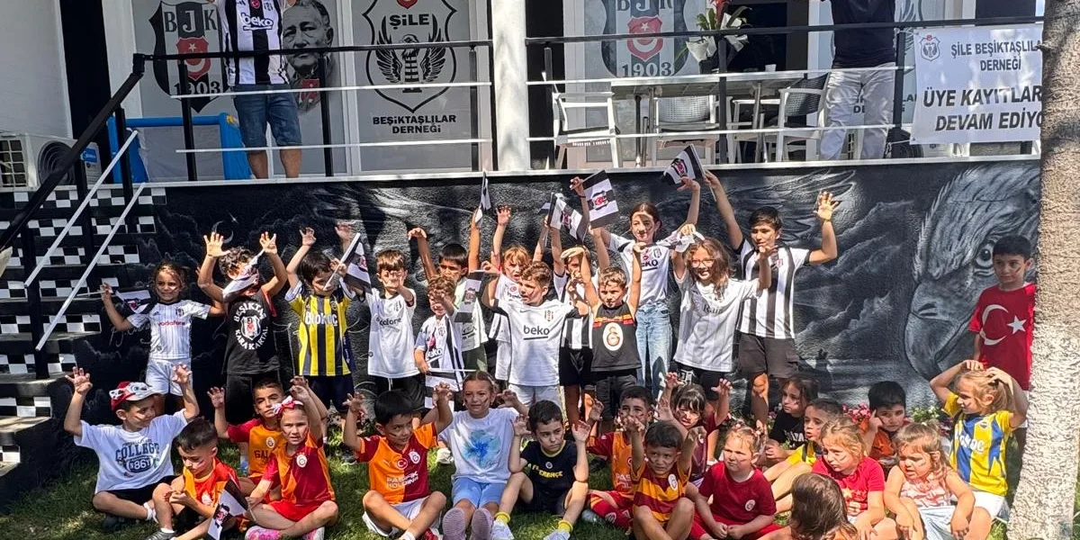 Şile Beşiktaşlılar Derneği küçük taraftarları ağırladı