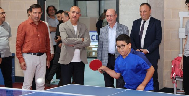 Başkanlar Selçuklu'nun Sporcu Merkezi'ni ziyaret etti