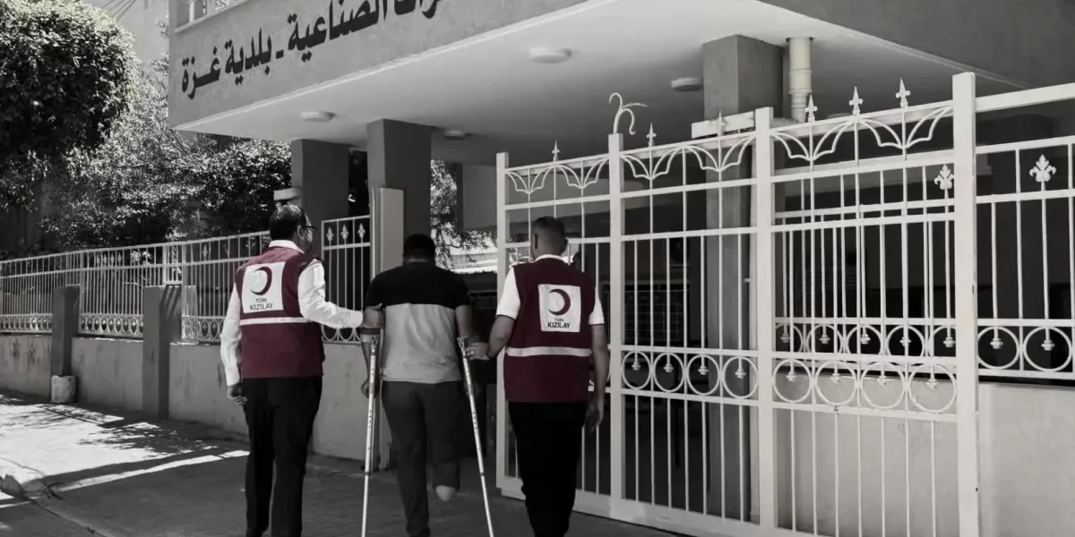 Türk Kızılay’dan Gazze’de ampüte bireylere protez desteği
